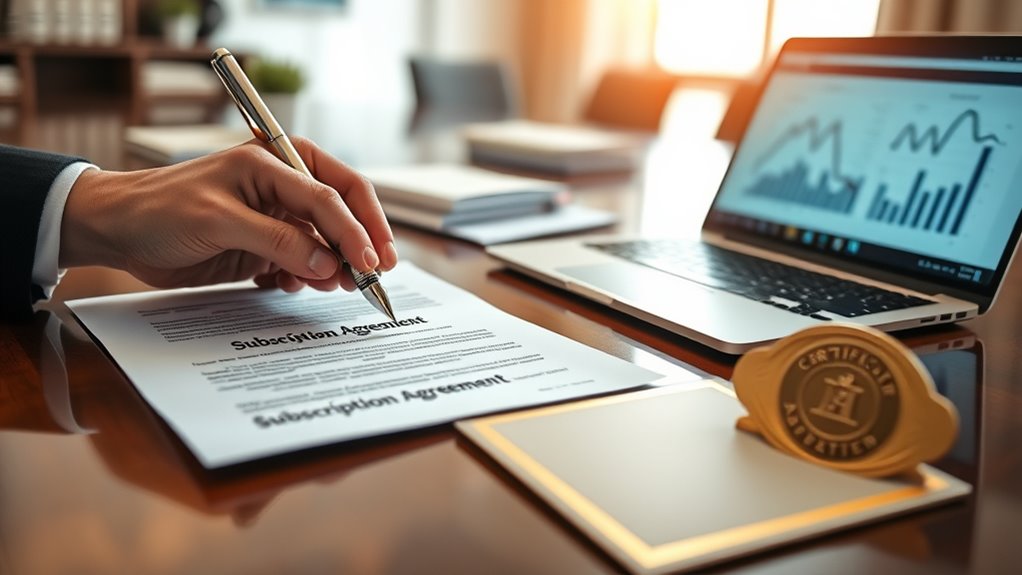 investor accreditation subscription