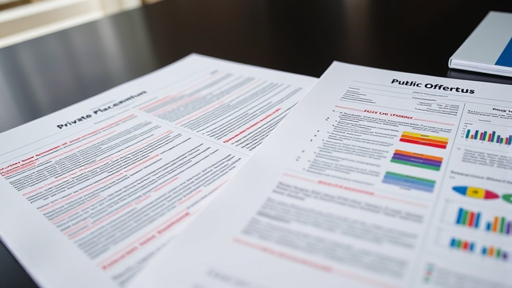 private regulated disclosure differences