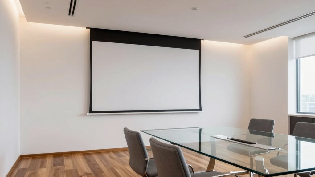 automatic conference room screen