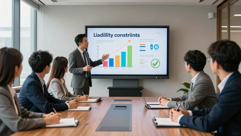 communicating cash flow constraints
