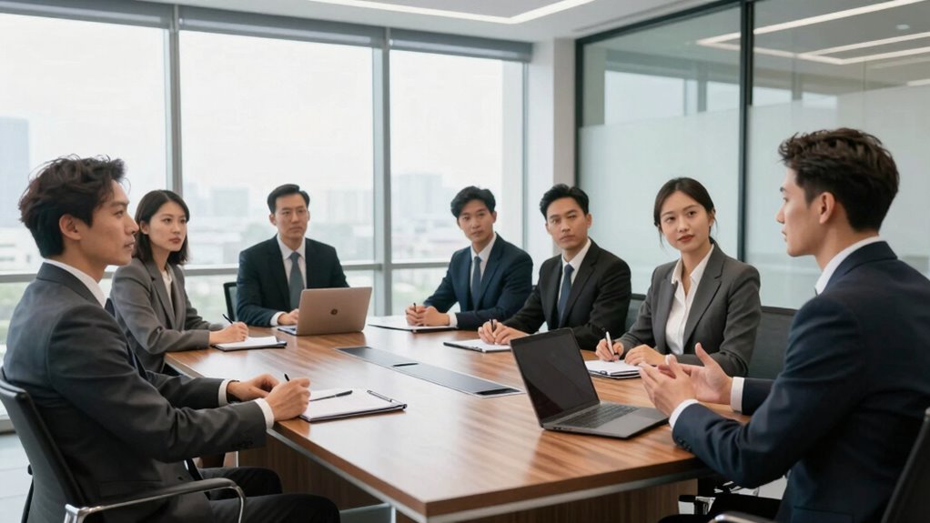 conducting private placement interviews