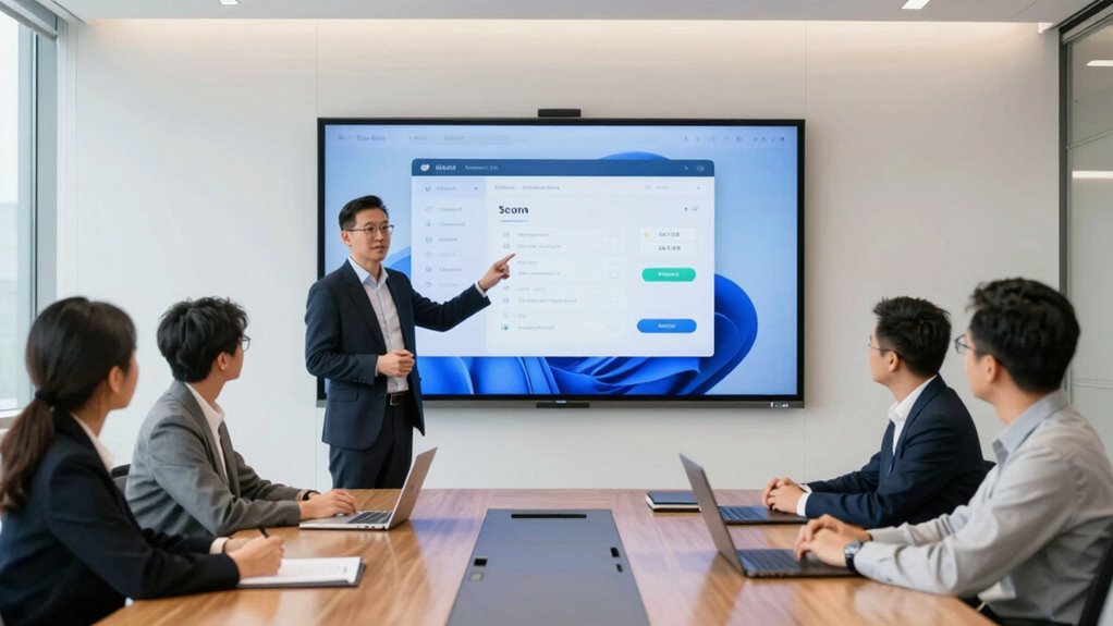 enhanced presentation system efficiency