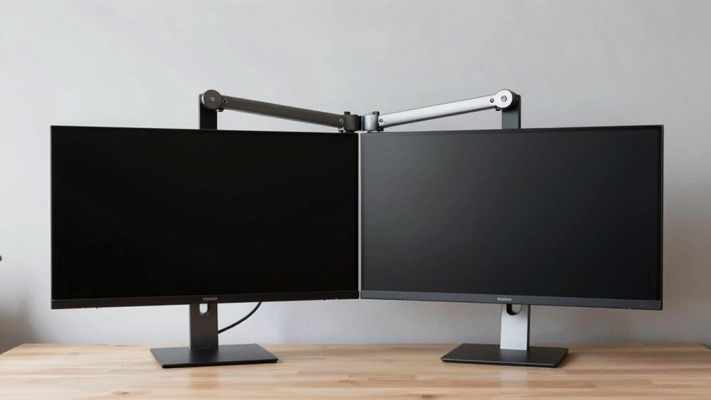flexible ergonomic monitor positioning