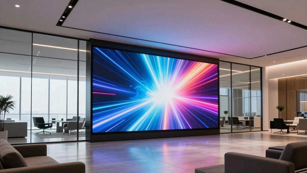 interactive sleek high resolution displays