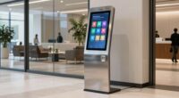 kiosk hardware alters lobby flow