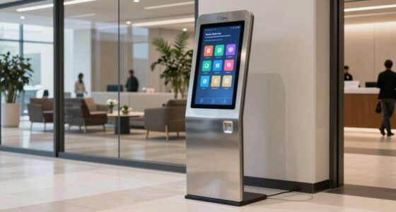 kiosk hardware alters lobby flow