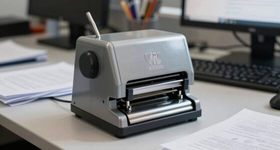 office embossing machine oversight