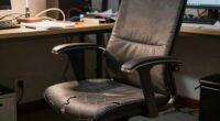 poor ergonomic office chair