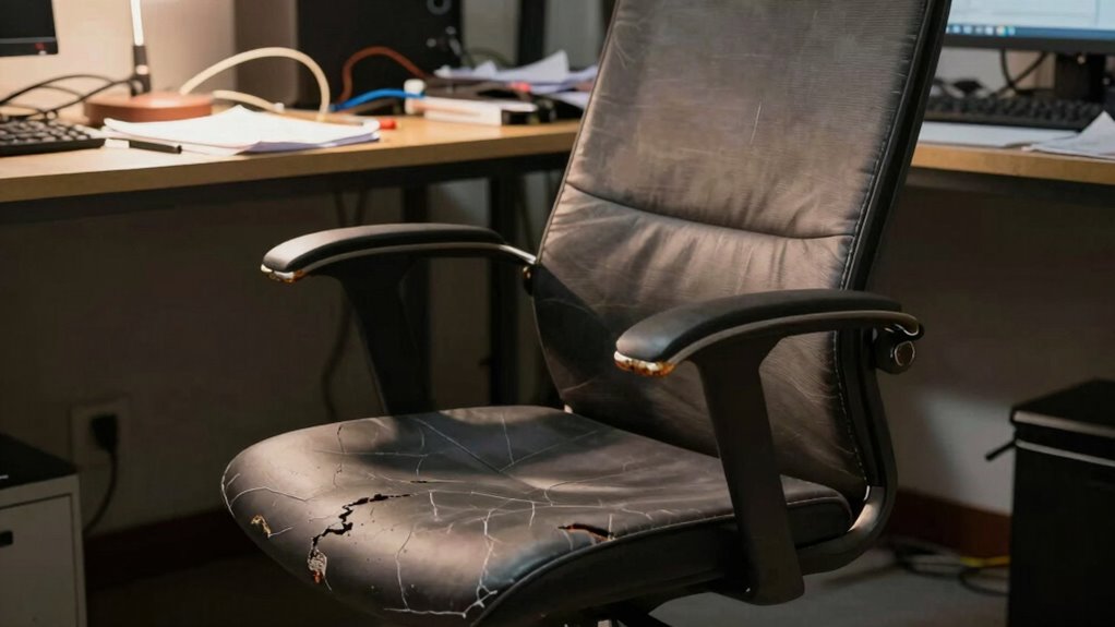 poor ergonomic office chair
