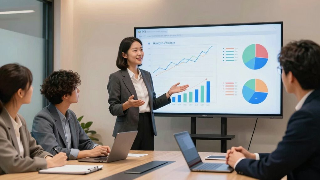 presenting margin pressure effectively