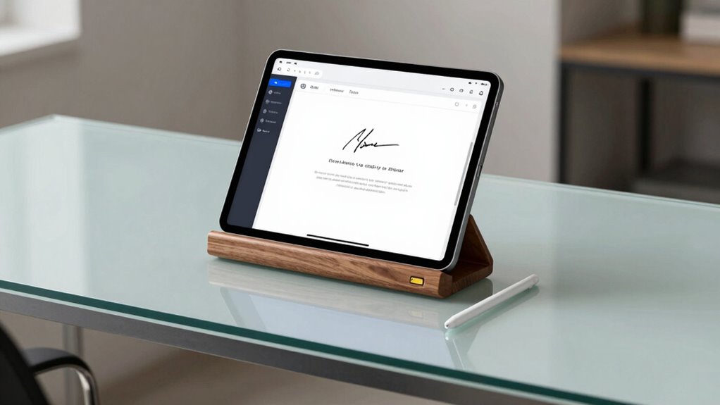 tablet signature workflow optimization