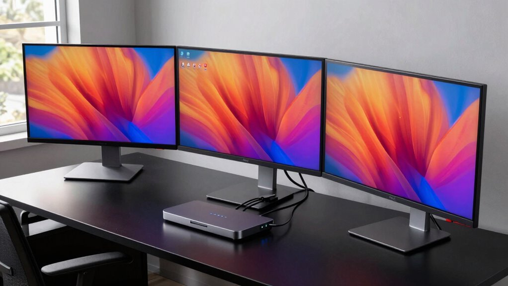 triple monitor docking considerations