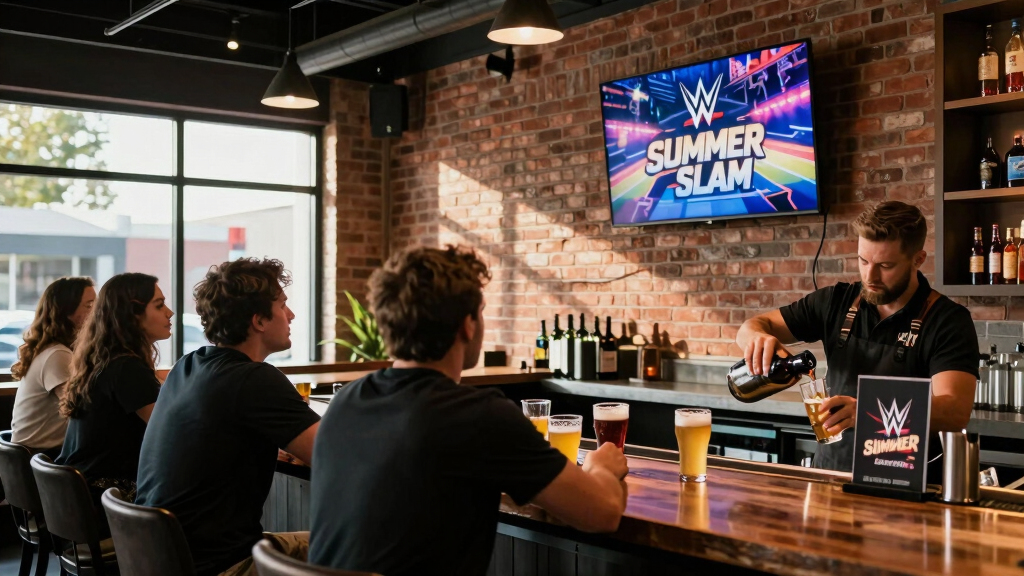 WWE and Joe Hand Promotions Team Up to Offer WWE SummerSlam to Bars and Restaurants
